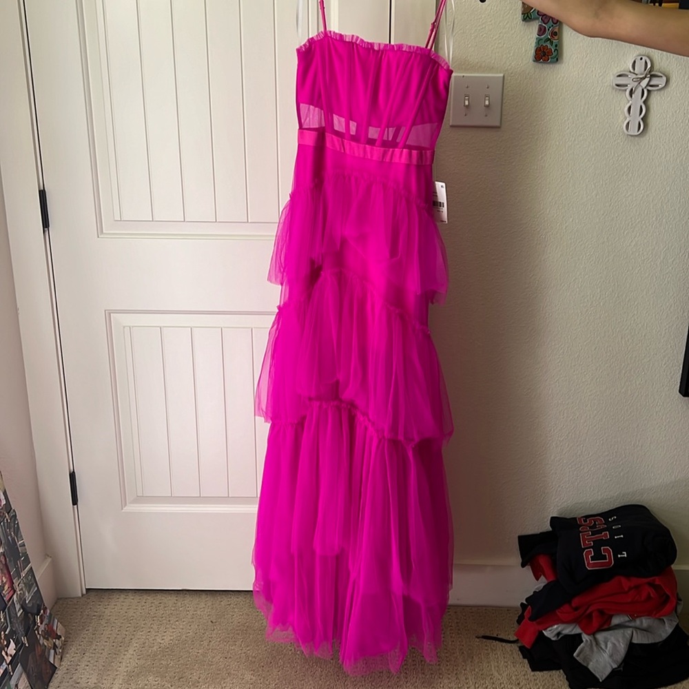 Pink Dillards Prom Dress
